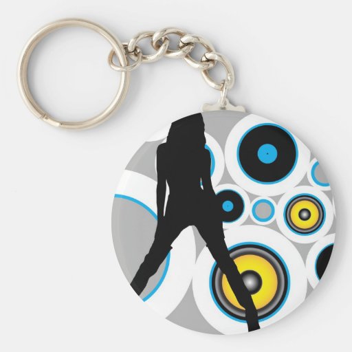 Party Background Keychain