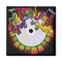 Party Background Fridge Magnet