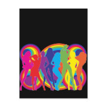 Party Background Postcards