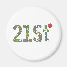 Party Balloon 21st Birthday Gifts Magnets
