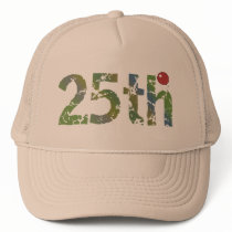 Party Balloon 25th Birthday Gifts Trucker Hats