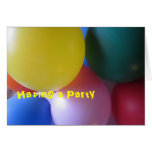 Party Balloon Card