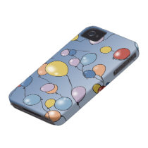 Party balloons case-mate iphone 4 cases