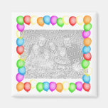 Party Balloons Fridge Magnets
