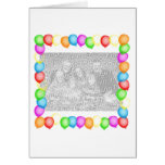 Party Balloons Greeting Card