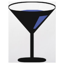 party cocktail icon letterhead template