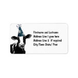 Party Cow -  Dairy Style Celebration Custom Address Label