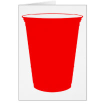 party cup greeting card