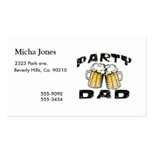 Party Dad Business Card