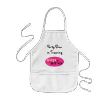 Party Diva in Training Child's Apron