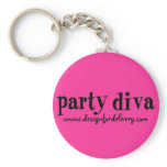 Party Diva Keychain