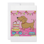 Party dog custom invitations