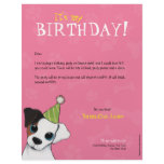 Party Dog Paws & Bones | Birthday Party Invitation letterhead