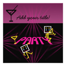 Party & Drinks - Invitation