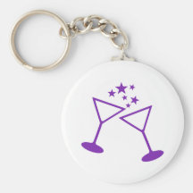 Party - drinks key chain