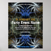 Party Event "Fractal Scifi"  Poster