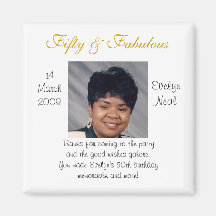 Party Favour Magnet