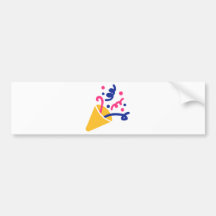Party fireworks bumper stickers