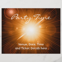 Party flyer