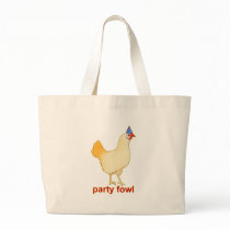 Party Fowl Tote Bags