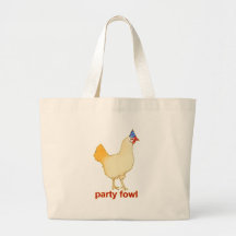 Party Fowl Tote Bags