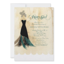 Party Girl Bachelorette Party invite