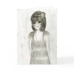 Party Girl Flapper Greeting Card