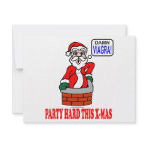 PARTY HARD THIS X-MAS! CUSTOM ANNOUNCEMENTS