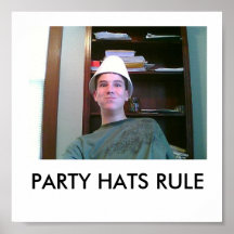 PARTY HATS RULE PRINT