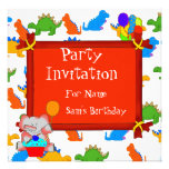 Party Invitation Birthday Boys Girls Children