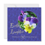 Party Invitation Earth Day Wildflower Laughter