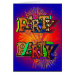 Party Invitation Greeting Cards