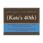 Party Invitation No.1 [blue] Post Cards
