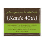 Party Invitation No.1 [lime] Post Card