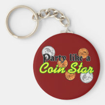Party Like a Coinstar Keychain