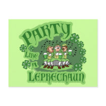 Party like A Leprechaun Postcard