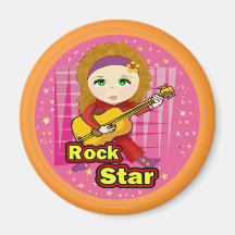 Party Like a Rock Star! Refrigerator Magnet