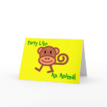 Party Like an Animal Invitation cards