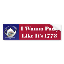 Party Like Its 1773 Bumper Sticker