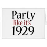 Party Like It's 1929 (Recession) cards