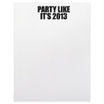 Party like it's 2013 personalized letterhead
