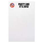 Party like it's 2013 stationery