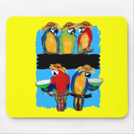 PARTY PARROTS MOUSE PADS