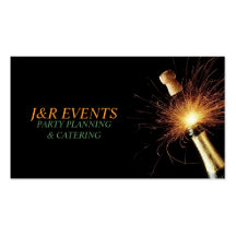 Party Planner, Celebration, Events, Birthdays Business Card