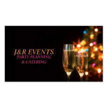 Party Planner, Celebration, Events, Birthdays Business Card