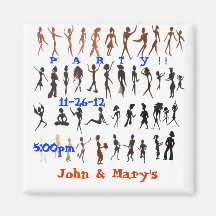 Party! Refrigerator Magnets