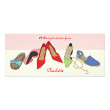 Party Shoes design - personalised Personalized Announcements