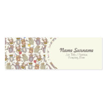 Party Tarsiers, business card template