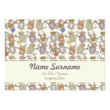 Party Tarsiers, business card template