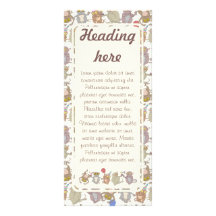 Party Tarsiers, customizable Custom Rack Card